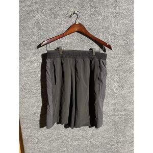 Lululemon Shorts Mens Large Black Gray Athletic Running Training Gym Workout